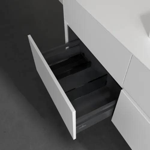 VILLEROY BOCH Toaletní skříňka Collaro, 4 výsuvy, 1200 x 548 x 500 mm, bílá matná / bílá matná #C07200MS, obrázek 6