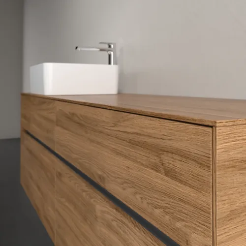 VILLEROY BOCH Toaletní skříňka Collaro, 4 výsuvy, 1600 x 548 x 500 mm, dub Kansas #C05000RH, obrázek 5
