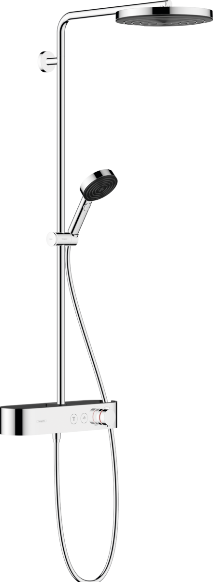 HANSGROHE Pulsify S Showerpipe 260 1jet EcoSmart se ShowerTablet Select 400 #24221000 - Chrom