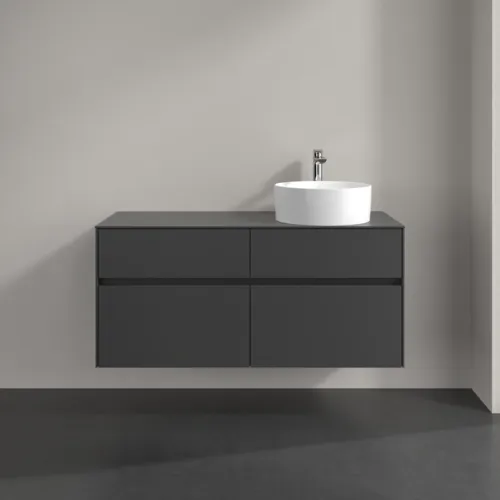 VILLEROY BOCH Collaro toaletní skříňka, 4 výsuvy, 1200 x 548 x 500 mm, Grafit / Grafit #C04300VR, obrázek 3