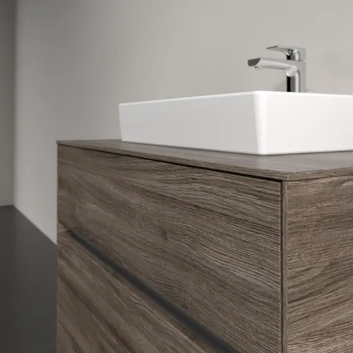 VILLEROY BOCH Umyvadlová skříňka Collaro, s osvětlením, 2 výsuvy, 800 x 548 x 500 mm, dub kamenný #C069B0RK, obrázek 6