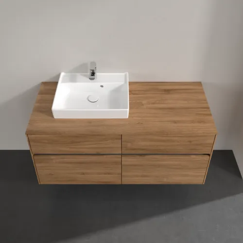 VILLEROY BOCH Umyvadlová skříňka Collaro, s osvětlením, 4 výsuvy, 1200 x 548 x 500 mm, dub Kansas #C071B0RH, obrázek 4