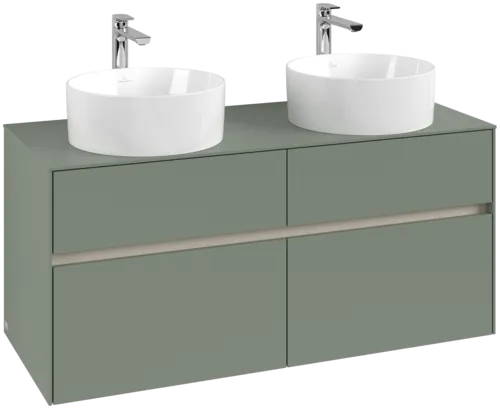 VILLEROY BOCH Toaletní skříňka Collaro, 4 výsuvy, 1200 x 548 x 500 mm, Soft Green / Soft Green #C04400AF