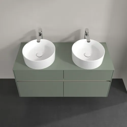 VILLEROY BOCH Toaletní skříňka Collaro, 4 výsuvy, 1200 x 548 x 500 mm, Soft Green / Soft Green #C04400AF, obrázek 4