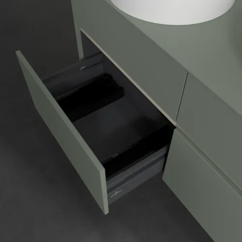 VILLEROY BOCH Toaletní skříňka Collaro, 4 výsuvy, 1200 x 548 x 500 mm, Soft Green / Soft Green #C04400AF, obrázek 6