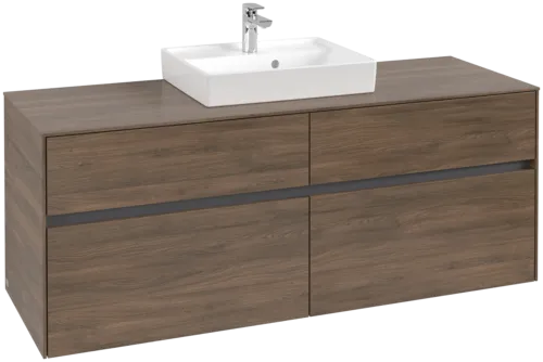 VILLEROY BOCH Toaletní skříňka Collaro, 4 výsuvy, 1400 x 548 x 500 mm, Arizona Oak / Arizona Oak #C07300VH