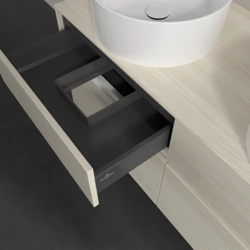 VILLEROY BOCH Toaletní skříňka Collaro, 4 výsuvy, 1200 x 548 x 500 mm, bílý dub / bílý dub #C04400AA, obrázek 7