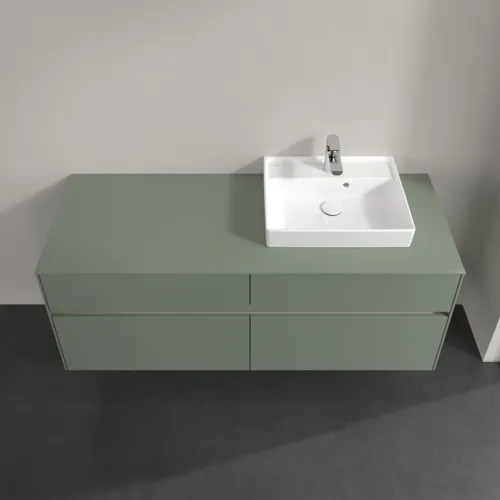 VILLEROY BOCH Toaletní skříňka Collaro, s osvětlením, 4 výsuvy, 1400 x 548 x 500 mm, Soft Green / Soft Green #C075B0AF, obrázek 4