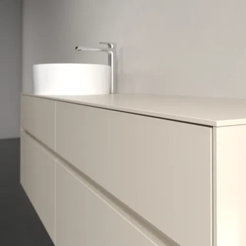 VILLEROY BOCH Toaletní skříňka Collaro, s osvětlením, 4 výsuvy, 1600 x 548 x 500 mm, Cashmere Grey / Cashmere Grey #C050B0VN, obrázek 6
