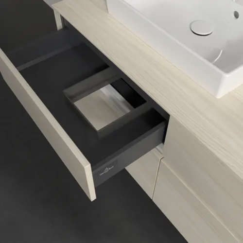 VILLEROY BOCH Toaletní skříňka Collaro, 4 výsuvy, 1200 x 548 x 500 mm, bílý dub / bílý dub #C07100AA, obrázek 7