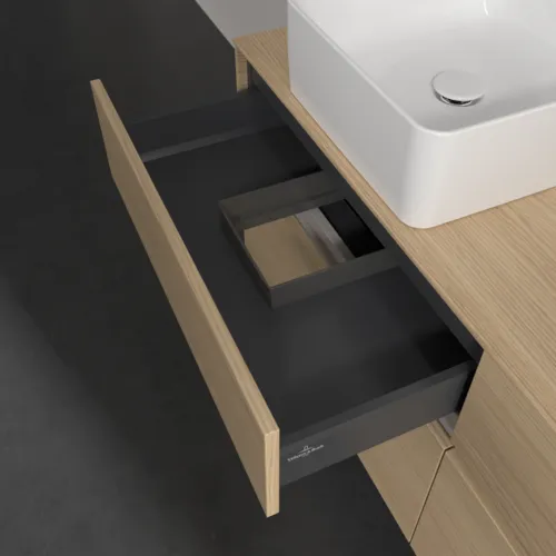 VILLEROY BOCH Toaletní skříňka Collaro, 4 výsuvy, 1400 x 548 x 500 mm, severský dub / severský dub #C04800VJ, obrázek 7