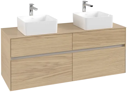 VILLEROY BOCH Toaletní skříňka Collaro, 4 výsuvy, 1400 x 548 x 500 mm, severský dub / severský dub #C04800VJ