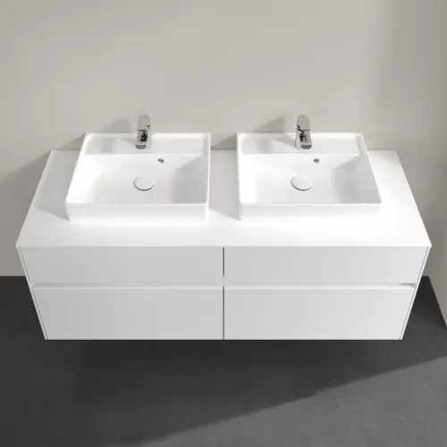 VILLEROY BOCH Toaletní skříňka Collaro, s osvětlením, 4 výsuvy, 1400 x 548 x 500 mm, lesklá bílá / lesklá bílá #C076B0DH, obrázek 4