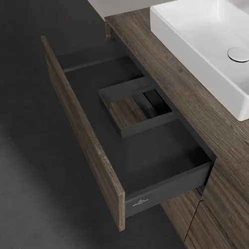 VILLEROY BOCH Toaletní skříňka Collaro, 4 výsuvy, 1400 x 548 x 500 mm, dub kamenný #C07400RK, obrázek 7