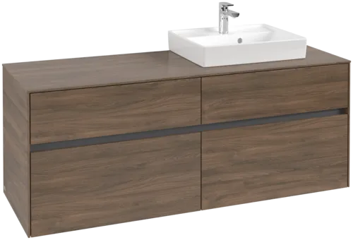 VILLEROY BOCH Toaletní skříňka Collaro, 4 výsuvy, 1400 x 548 x 500 mm, Arizona Oak / Arizona Oak #C07500VH