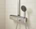 Bild von HANSGROHE Pulsify S Showerpipe 260 2jet mit ShowerTablet Select 400 Chrom 24240000