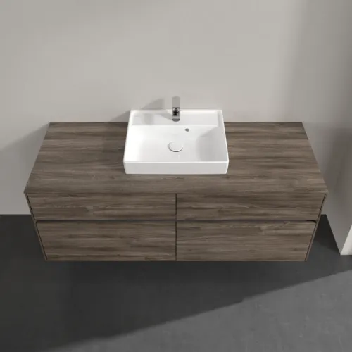 VILLEROY BOCH Umyvadlová skříňka Collaro, s osvětlením, 4 výsuvy, 1400 x 548 x 500 mm, dub kamenný #C073B0RK, obrázek 4