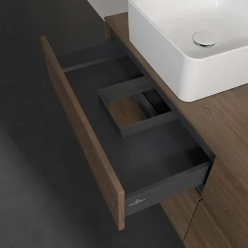 VILLEROY BOCH Toaletní skříňka Collaro, s osvětlením, 4 výsuvy, 1400 x 548 x 500 mm, Arizona Oak / Arizona Oak #C046B0VH, obrázek 8