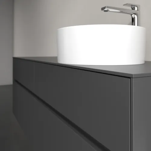 VILLEROY BOCH Toaletní skříňka Collaro, s osvětlením, 4 výsuvy, 1600 x 548 x 500 mm, Grafit / Grafit #C051B0VR, obrázek 6