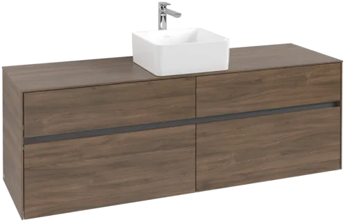 VILLEROY BOCH Toaletní skříňka Collaro, 4 výsuvy, 1600 x 548 x 500 mm, Arizona Oak / Arizona Oak #C04900VH