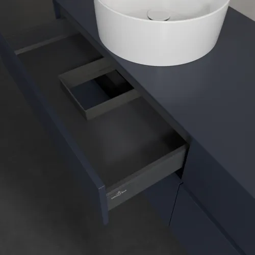 VILLEROY BOCH Toaletní skříňka Collaro, s osvětlením, 4 výsuvy, 1600 x 548 x 500 mm, Marine Blue / Marine Blue #C052B0VQ, obrázek 8