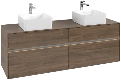 VILLEROY BOCH Toaletní skříňka Collaro, s osvětlením, 4 výsuvy, 1600 x 548 x 500 mm, Arizona Oak / Arizona Oak #C052B0VH