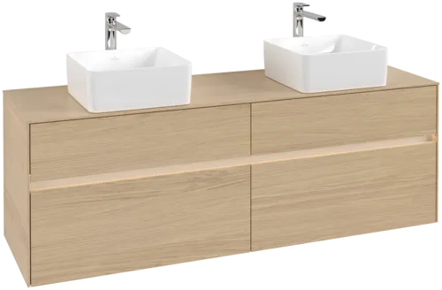 VILLEROY BOCH Toaletní skříňka Collaro, s osvětlením, 4 výsuvy, 1600 x 548 x 500 mm, severský dub / severský dub #C052B0VJ