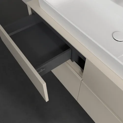 VILLEROY BOCH Toaletní skříňka Collaro, s osvětlením, 4 výsuvy, 1200 x 548 x 500 mm, Cashmere Grey / Cashmere Grey #C091B0VN, obrázek 8