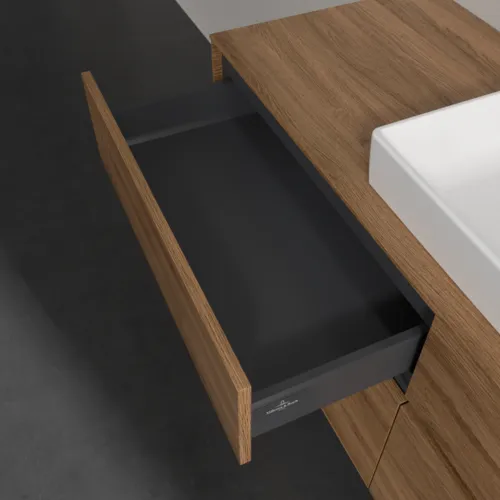VILLEROY BOCH Toaletní skříňka Collaro, s osvětlením, 4 výsuvy, 1400 x 548 x 500 mm, dub Kansas #C090B0RH, obrázek 8