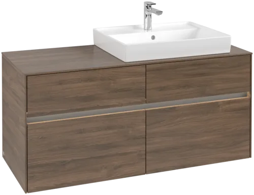 VILLEROY BOCH Toaletní skříňka Collaro, s osvětlením, 4 výsuvy, 1200 x 548 x 500 mm, Arizona Oak / Arizona Oak #C083B0VH