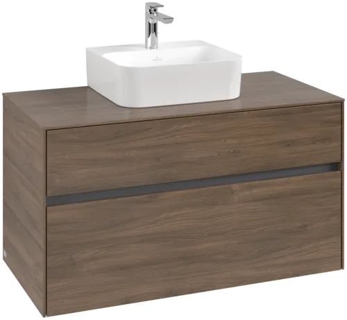 VILLEROY BOCH Toaletní skříňka Collaro, 2 výsuvy, 1000 x 548 x 500 mm, Arizona Oak / Arizona Oak #C09400VH
