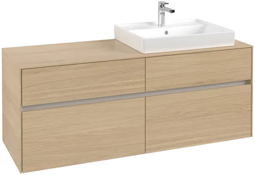 VILLEROY BOCH Toaletní skříňka Collaro, 4 výsuvy, 1400 x 548 x 500 mm, severský dub / severský dub #C08600VJ