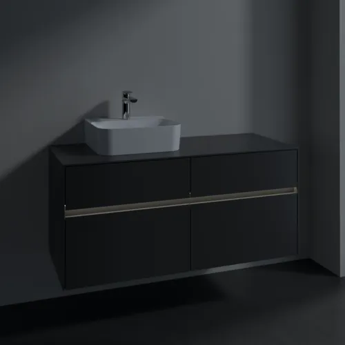 VILLEROY BOCH Collaro toaletní skříňka, s osvětlením, 4 výsuvy, 1200 x 548 x 500 mm, Grafit / Grafit #C098B0VR, obrázek 5