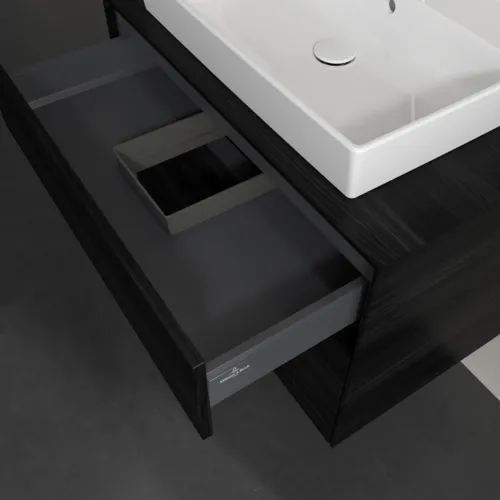 VILLEROY BOCH Toaletní skříňka Collaro, 2 výsuvy, 800 x 548 x 500 mm, černý dub / černý dub #C08000AB, obrázek 7