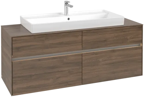 VILLEROY BOCH Toaletní skříňka Collaro, s osvětlením, 4 výsuvy, 1400 x 548 x 500 mm, Arizona Oak / Arizona Oak #C092B0VH