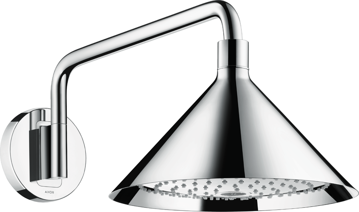 HANSGROHE AXOR Showers/Front Horní sprcha 240 2jet se sprchovým ramenem #26021000 - chrom