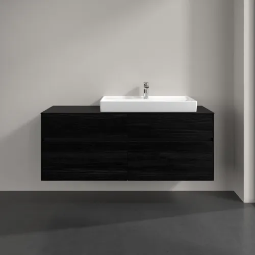 VILLEROY BOCH Toaletní skříňka Collaro, 4 výsuvy, 1400 x 548 x 500 mm, černý dub / černý dub #C09000AB, obrázek 3