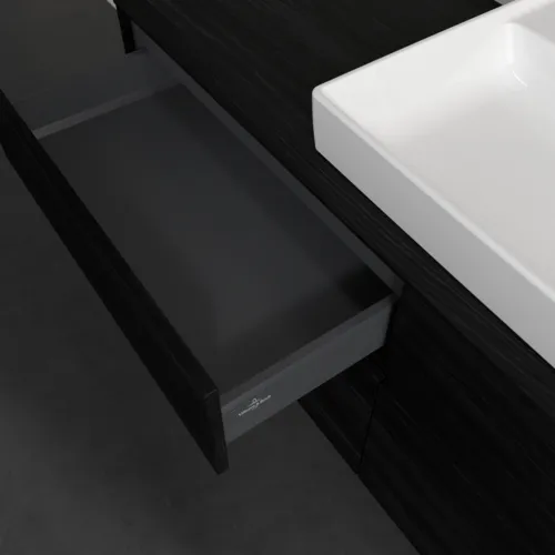 VILLEROY BOCH Toaletní skříňka Collaro, 4 výsuvy, 1400 x 548 x 500 mm, černý dub / černý dub #C09000AB, obrázek 7