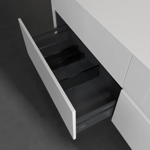 VILLEROY BOCH Toaletní skříňka Collaro, s osvětlením, 4 výsuvy, 1600 x 548 x 500 mm, lesklá bílá / lesklá bílá #C079B0DH, obrázek 7