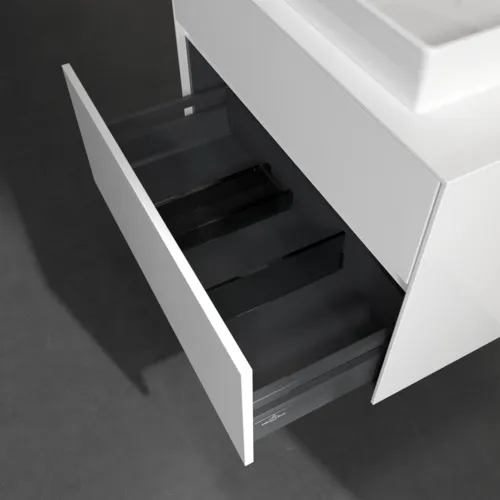 VILLEROY BOCH Toaletní skříňka Collaro, 2 výsuvy, 800 x 548 x 500 mm, lesklá bílá / lesklá bílá #C08000DH, obrázek 6