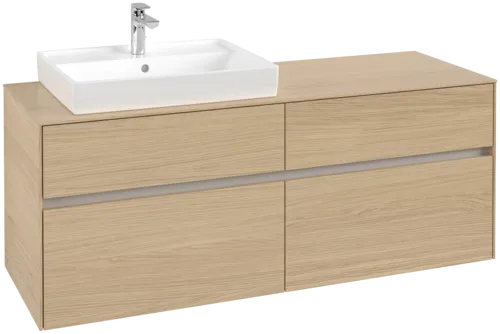 VILLEROY BOCH Toaletní skříňka Collaro, 4 výsuvy, 1400 x 548 x 500 mm, severský dub / severský dub #C08500VJ