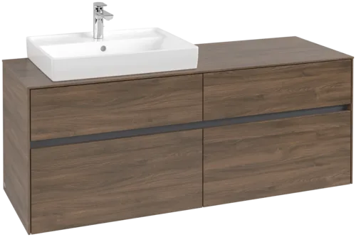 VILLEROY BOCH Toaletní skříňka Collaro, 4 výsuvy, 1400 x 548 x 500 mm, Arizona Oak / Arizona Oak #C08500VH