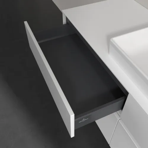VILLEROY BOCH Toaletní skříňka Collaro, 4 výsuvy, 1400 x 548 x 500 mm, lesklá bílá / lesklá bílá #C09000DH, obrázek 7