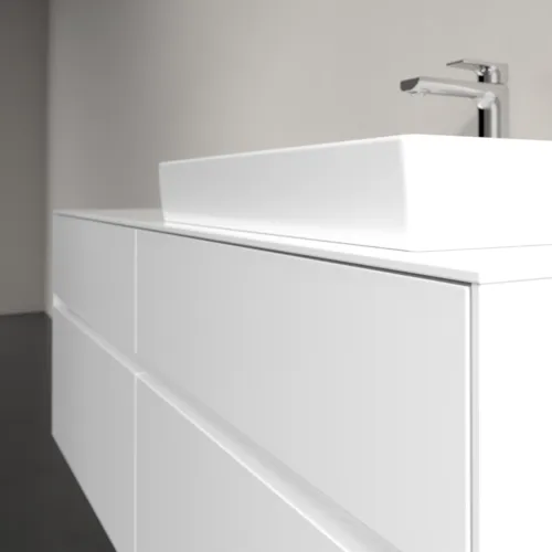 VILLEROY BOCH Toaletní skříňka Collaro, s osvětlením, 4 výsuvy, 1400 x 548 x 500 mm, lesklá bílá / lesklá bílá #C086B0DH, obrázek 6