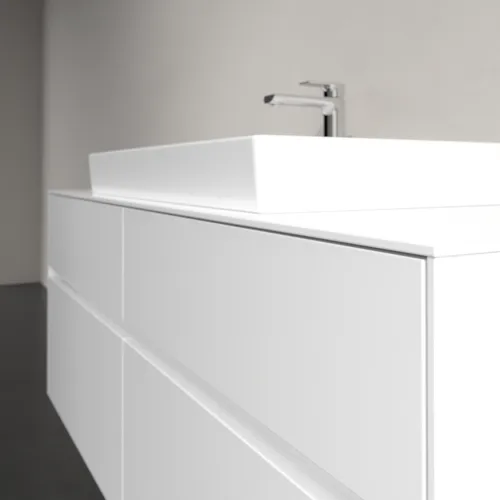 VILLEROY BOCH Toaletní skříňka Collaro, s osvětlením, 4 výsuvy, 1400 x 548 x 500 mm, lesklá bílá / lesklá bílá #C088B0DH, obrázek 6