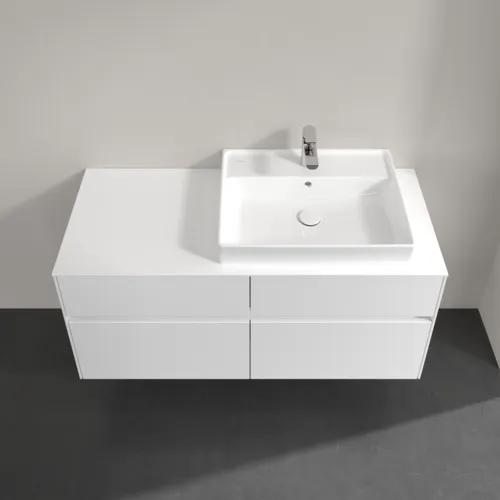VILLEROY BOCH Collaro toaletní skříňka, s osvětlením, 4 výsuvy, 1200 x 548 x 500 mm, bílá matná / bílá matná #C083B0MS, obrázek 4