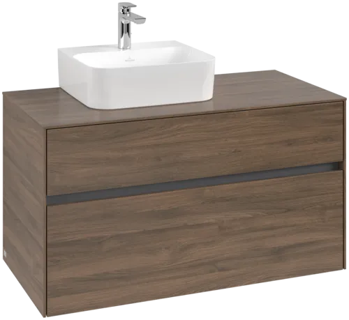 VILLEROY BOCH Toaletní skříňka Collaro, 2 výsuvy, 1000 x 548 x 500 mm, Arizona Oak / Arizona Oak #C09500VH