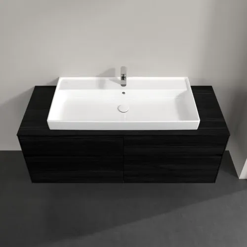 VILLEROY BOCH Toaletní skříňka Collaro, s osvětlením, 4 výsuvy, 1400 x 548 x 500 mm, černý dub / černý dub #C092B0AB, obrázek 4