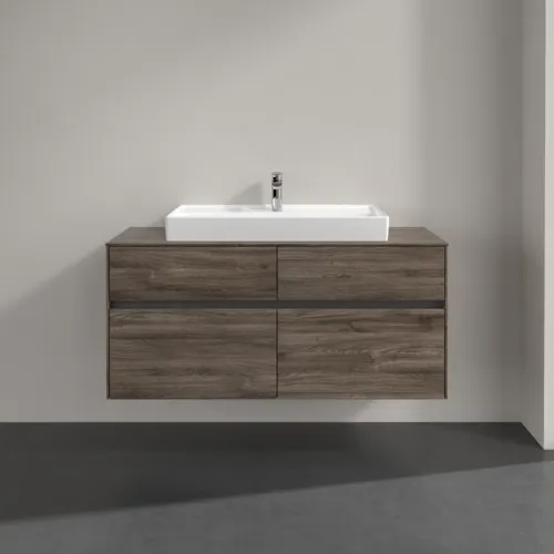 VILLEROY BOCH Toaletní skříňka Collaro, 4 výsuvy, 1200 x 548 x 500 mm, dub kamenný #C08700RK, obrázek 3