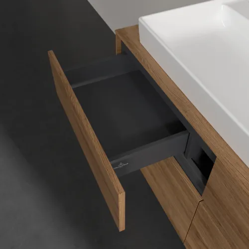 VILLEROY BOCH Toaletní skříňka Collaro, 4 výsuvy, 1200 x 548 x 500 mm, dub Kansas #C09100RH, obrázek 7